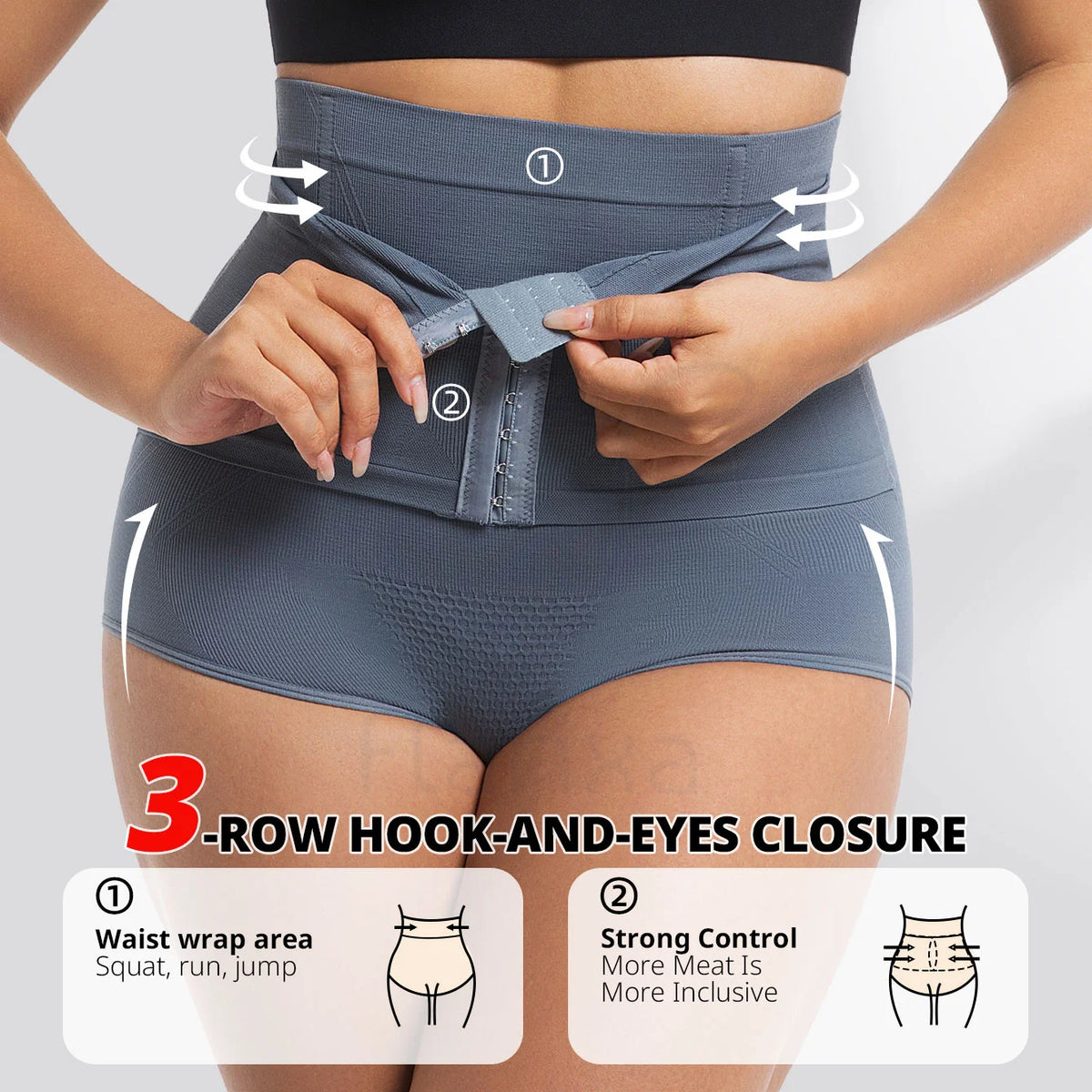 Flarixa - Slip Modellante a Vita Alta Seamless a Compressione Forte