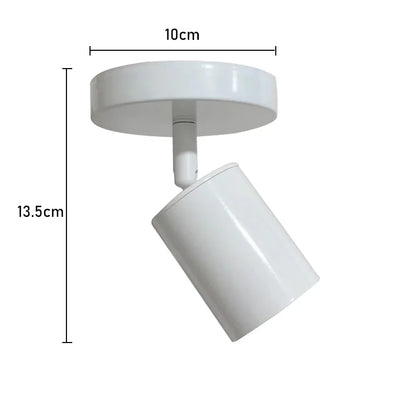 Dimmable Led GU10 Spotlight Clothing Store Background Wall Spotlight 7w 12W Trail Light Surface Mounted Ceiling Spotlight AC 220