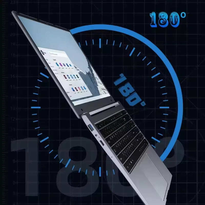 2026 New Core i9 10980HK Portable Laptop Computer 16GB DDR4 1TB 2TB SSD 14.1" Notebook Windows 11 Pro 4K Office Study Gaming PC