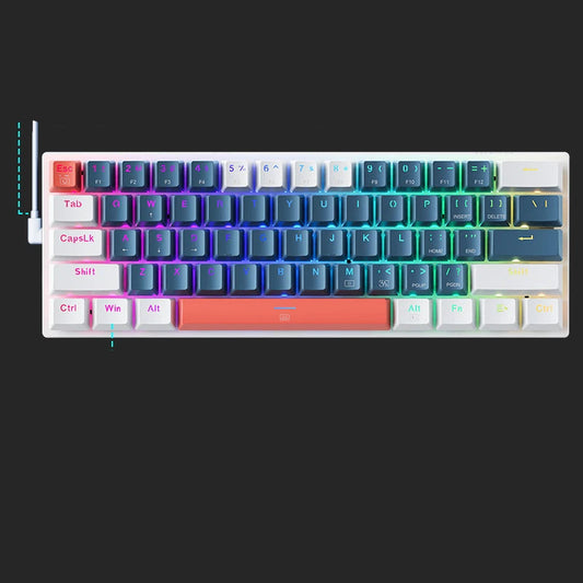 Machenike K500-B61 Mini Mechanical Keybaord 60% Form