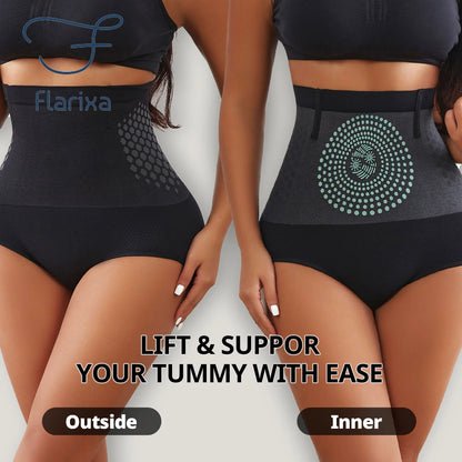 Braguitas moldeadoras sin costuras de talle alto para mujer Flarixa: control de abdomen, efecto moldeador y comodidad diaria. ES
