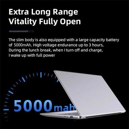 2026 Windows 11 Laptop Intel Core I7 9850H/7500U Computer 12GB RAM 1TB 2TB SSD 14.1" Laptops Ultra Slim Notebook PC Business Study Office