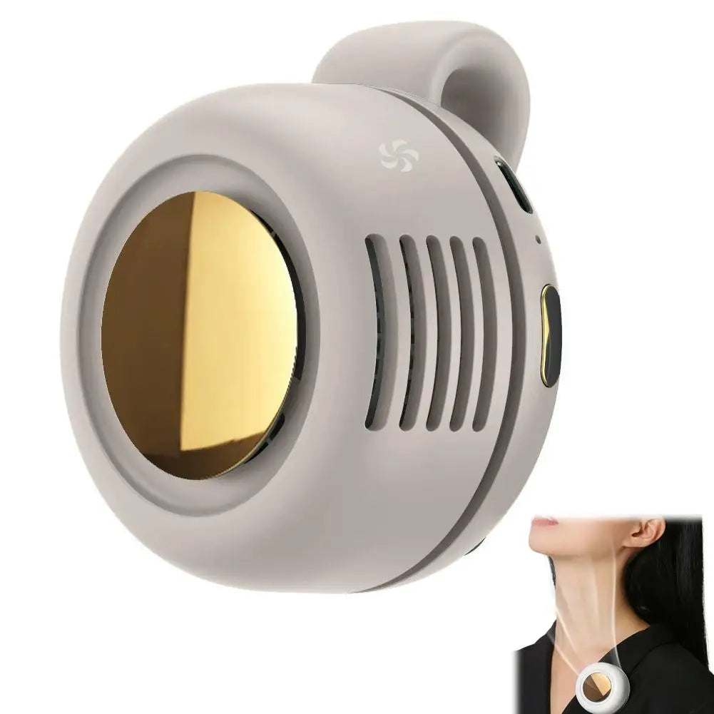 Portable Whirlwind Bladeless Mini Fan – USB Rechargeable Silent Personal Cooling Fan for Home, Office, Travel & Outdoor Use