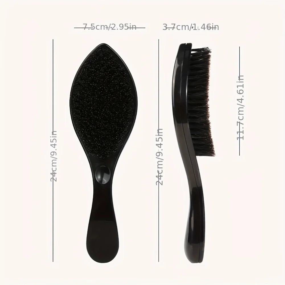 100g Waves Control Pomade Set 360 Wavy Hair Oil With Brush