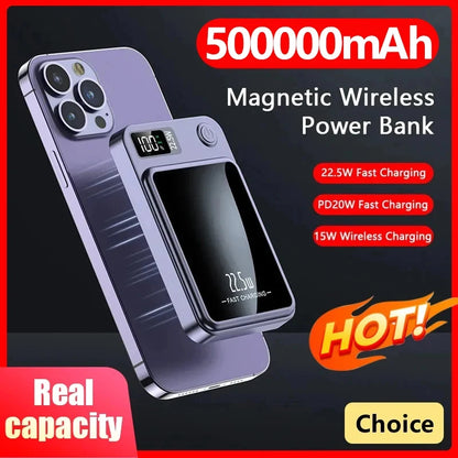 Magnetic Wireless Power Bank 50000mAh 22.5W Fast Charging