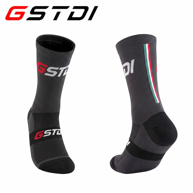 GSIDI - Calze Tecniche da Ciclismo e Running a Compressione (Unisex)