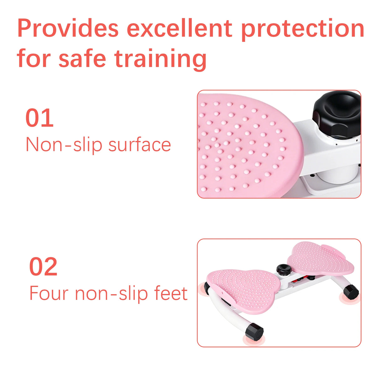 Twister Vita Fitness con Elastici – Pedana Rotante Silenziosa Antiscivolo per Addominali e Allenamento a Casa. TK