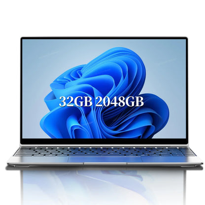 LENO Laptop 14.1" Full HD Intel Core i9 Windows 11 32GB RAM 2TB SSD Notebook Ultra Slim Gaming Business WiFi Bluetooth