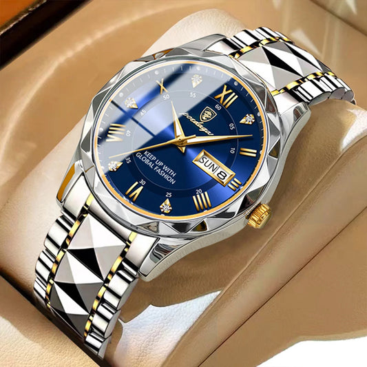 Luxury Men's Watches Waterproof Stainless Steel Luminous