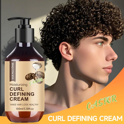 Rivitalizza e definisci i tuoi ricci naturali con la Crema Attiva Ricci da Uomo (100ml). TK