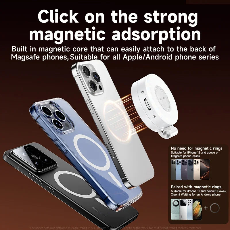 LED Selfie Fill Light for Magsafe Phone Adjustable Brightness