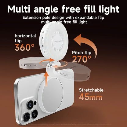 LED Selfie Fill Light for Magsafe Phone Adjustable Brightness