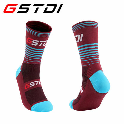 GSIDI - Calze Tecniche da Ciclismo e Running a Compressione (Unisex)