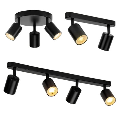 Dimmable Led GU10 Spotlight Clothing Store Background Wall Spotlight 7w 12W Trail Light Surface Mounted Ceiling Spotlight AC 220