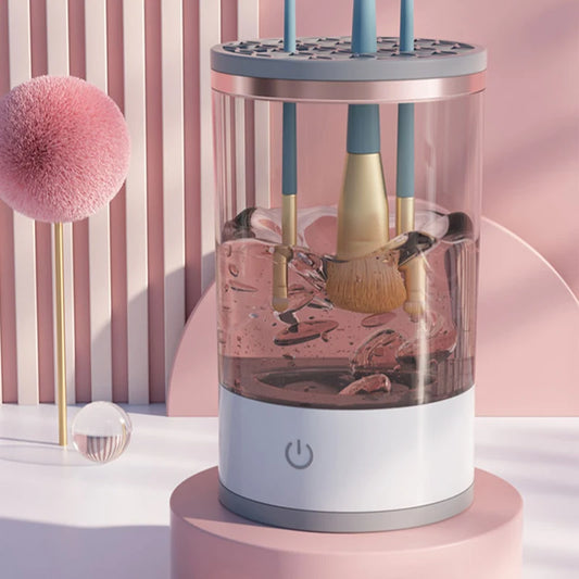 Automatic Electric Makeup Brush Cleaner 3 In 1 Portable Women