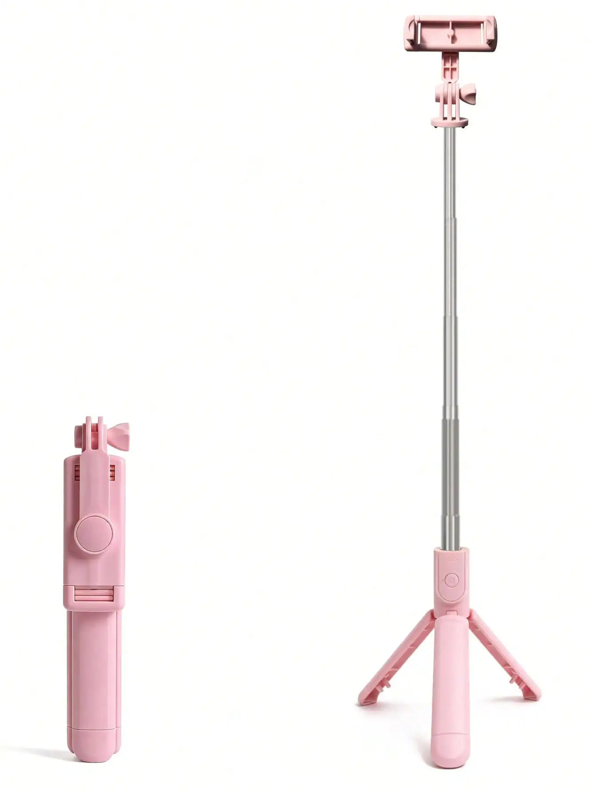Selfie Stick Wireless con Treppiede Integrato e Telecomando – Supporto Smartphone per Selfie, Foto di Gruppo e Vlog