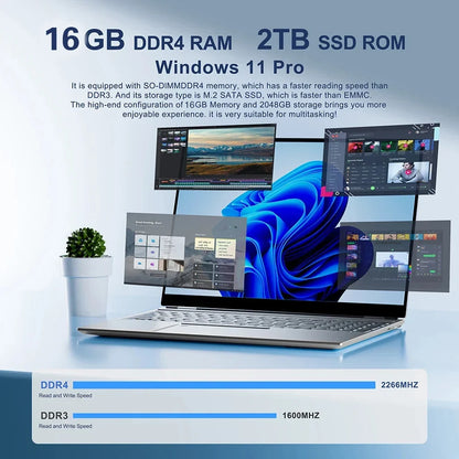 2026 New Core i9 10980HK Portable Laptop Computer 16GB DDR4 1TB 2TB SSD 14.1" Notebook Windows 11 Pro 4K Office Study Gaming PC