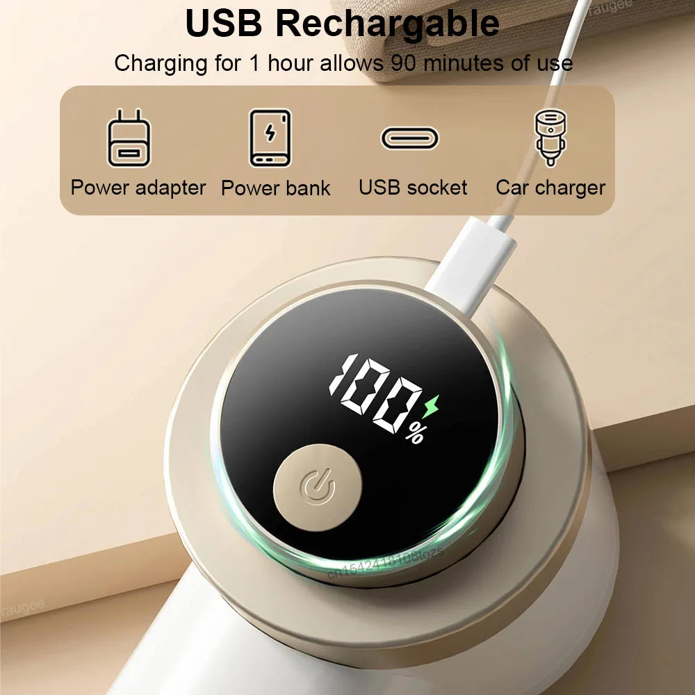 Raugee Levapelucchi Elettrico Professionale a 6 Lame - Ricaricabile USB. TK