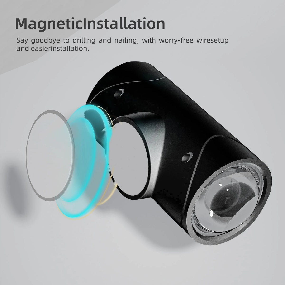 Magnetic Motion Sensor Smart Light, LED Rechargeable Wal