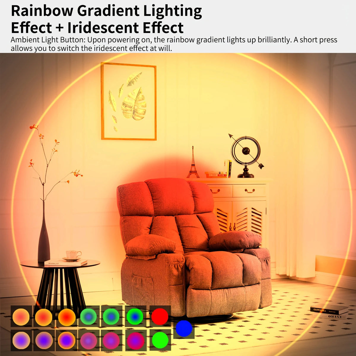 Magnetic Motion Sensor Smart Light, LED Rechargeable Wal