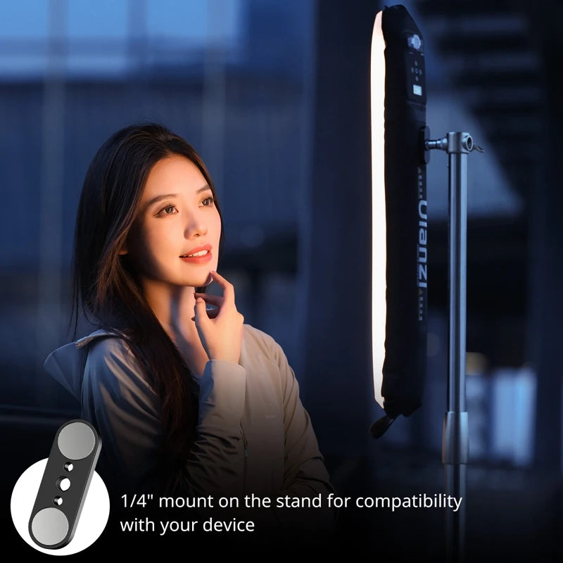 Ulanzi UA12 12W Luce Tubolare LED Portatile Bi-Color 2700K-6500K – Tube Light per Foto, Video e Livestream