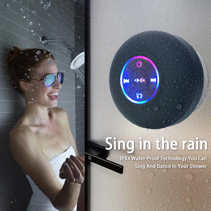 Portable Wireless Bluetooth Speaker LED IPX4 Waterproof