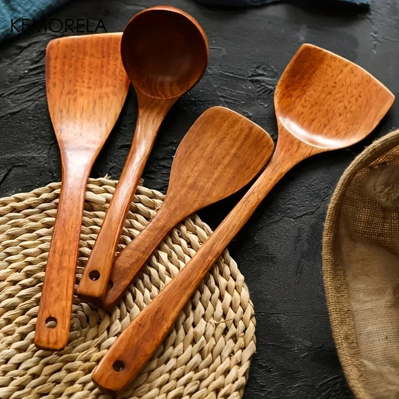 KEMORELA 4PCS Kitchen Utensil Set Kitchen Cooking Tools