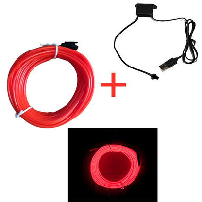 Car Interior Decorative Lamps Strips Atmosphere Lamp Cold Light