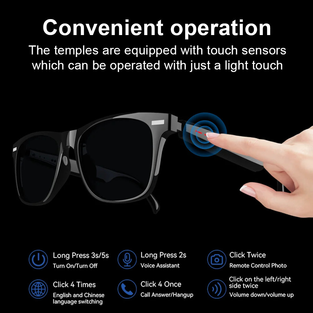 New Smart Wireless Bluetooth Glasses TWS Listen to music