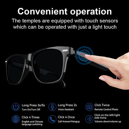 New Smart Wireless Bluetooth Glasses TWS Listen to music