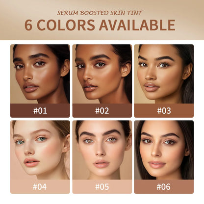 Skin Tint Foundation Stick 6 Colors Balm Serum Boosted Smooth