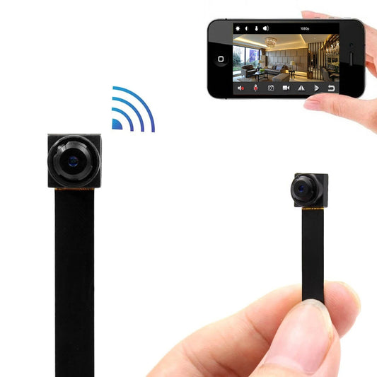 Mini Telecamera WiFi 1080P – Rilevamento Movimento, Visione Remota, 120°, Microfono, MicroSD fino a 128GB