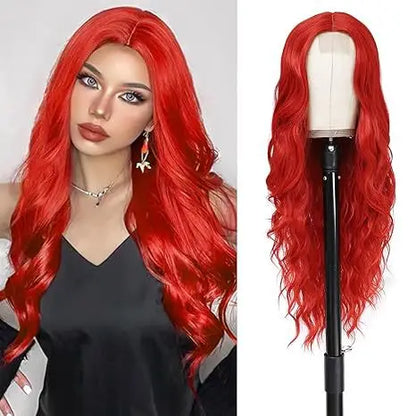 Synthetic Long Lace Ombre Blonde Wavy Wig for Women 26