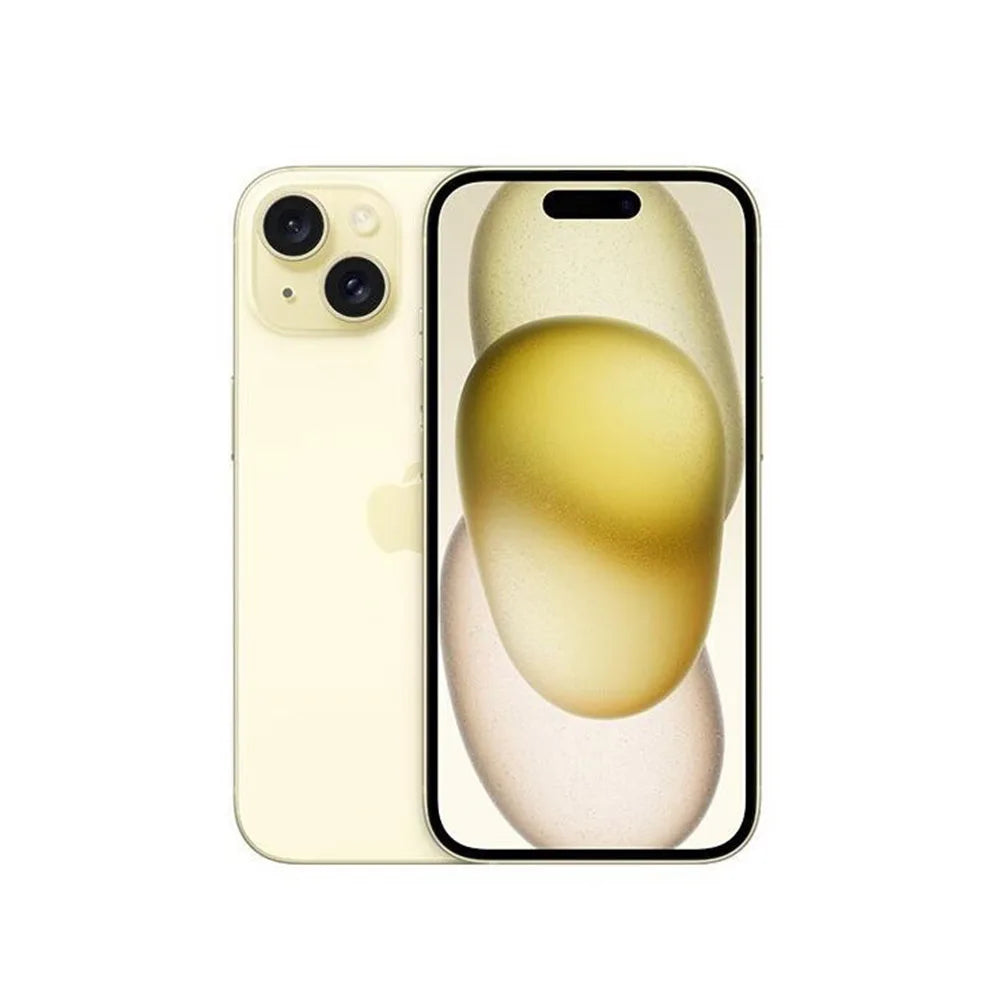 Refurborne phone Apple iPhone 15 128/GB ROM 6.1 'Original Super Retina OLED 6GB RAM Face ID Mobile Phone excellent condition