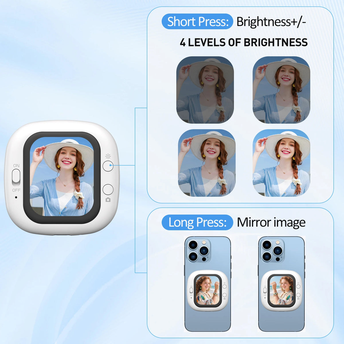 Magnetic Mobile Phone Rear Camera Selfie Video Camera