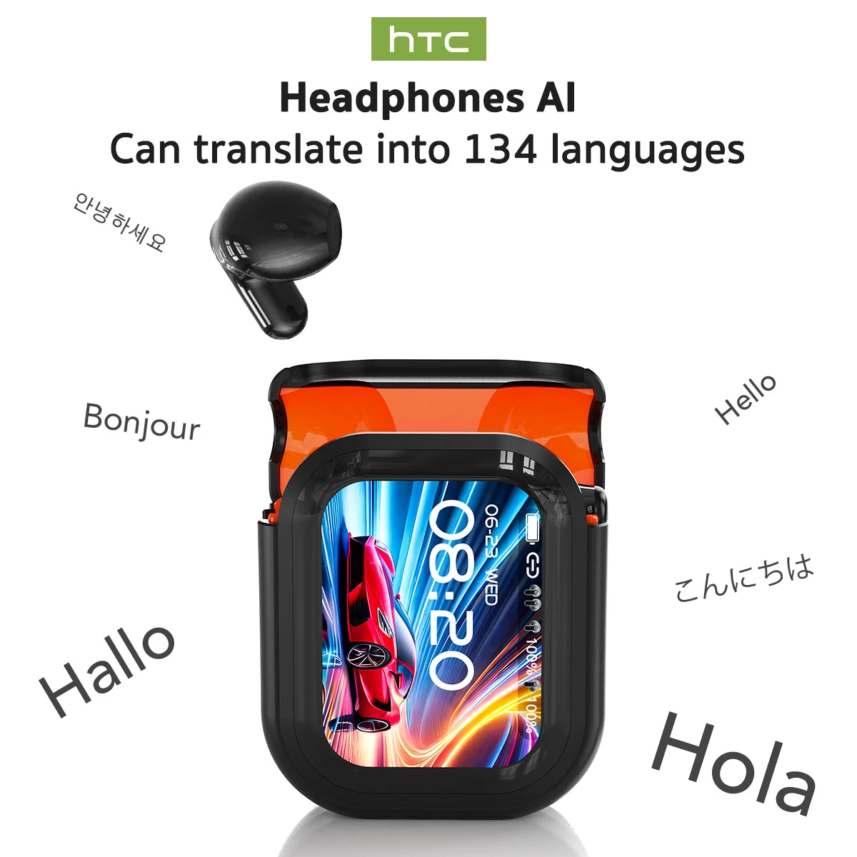 Translator HTC NE20 New Bluetooth 6.0 Wireless Headphones