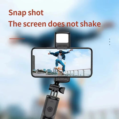 Selfie Stick Wireless con Treppiede Integrato e Telecomando – Supporto Smartphone per Selfie, Foto di Gruppo e Vlog
