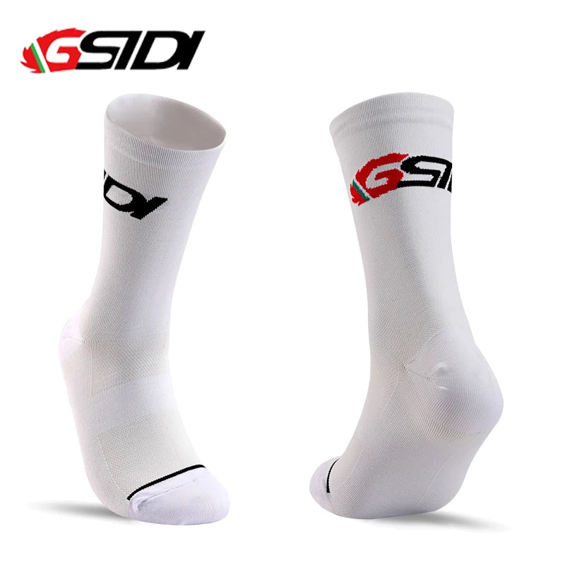 GSIDI - Calze Tecniche da Ciclismo e Running a Compressione (Unisex)