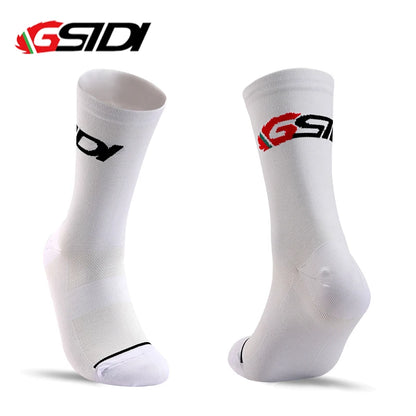 GSIDI - Calze Tecniche da Ciclismo e Running a Compressione (Unisex)