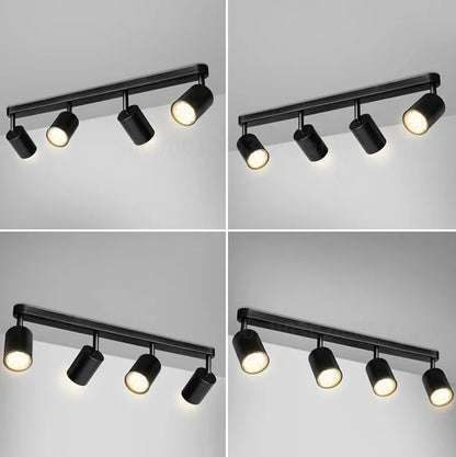 Dimmable Led GU10 Spotlight Clothing Store Background Wall Spotlight 7w 12W Trail Light Surface Mounted Ceiling Spotlight AC 220