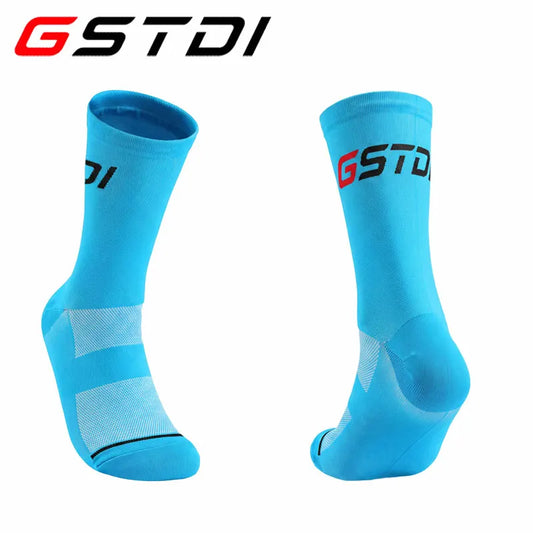 GSIDI - Calze Tecniche da Ciclismo e Running a Compressione (Unisex)