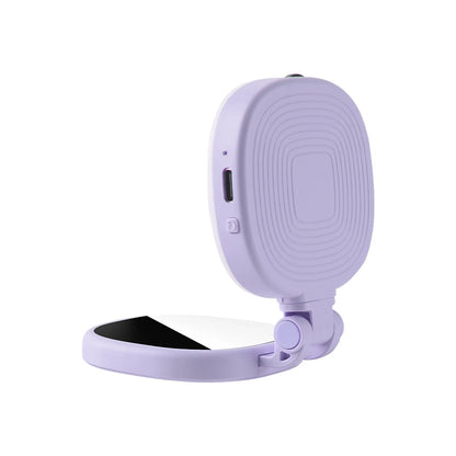 TELESIN Luce di Riempimento Magnetica per Smartphone – Mini Selfie Light LED 3 Modalità, Luminosità Regolabile, Specchio Integrato e Ricarica USB-C