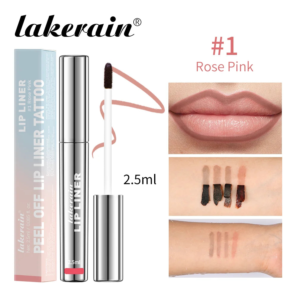 Waterproof Lip Liner Peel Off Tattoo Lipgloss Waterproof Long