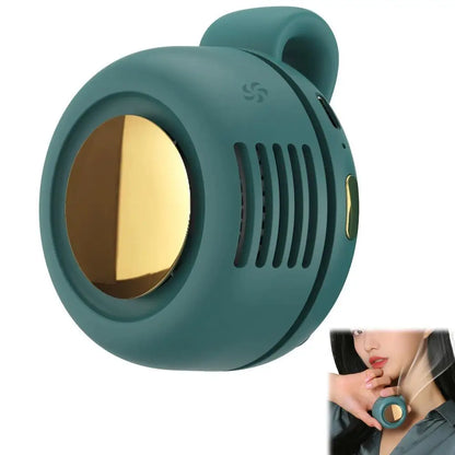 Portable Whirlwind Bladeless Mini Fan – USB Rechargeable Silent Personal Cooling Fan for Home, Office, Travel & Outdoor Use