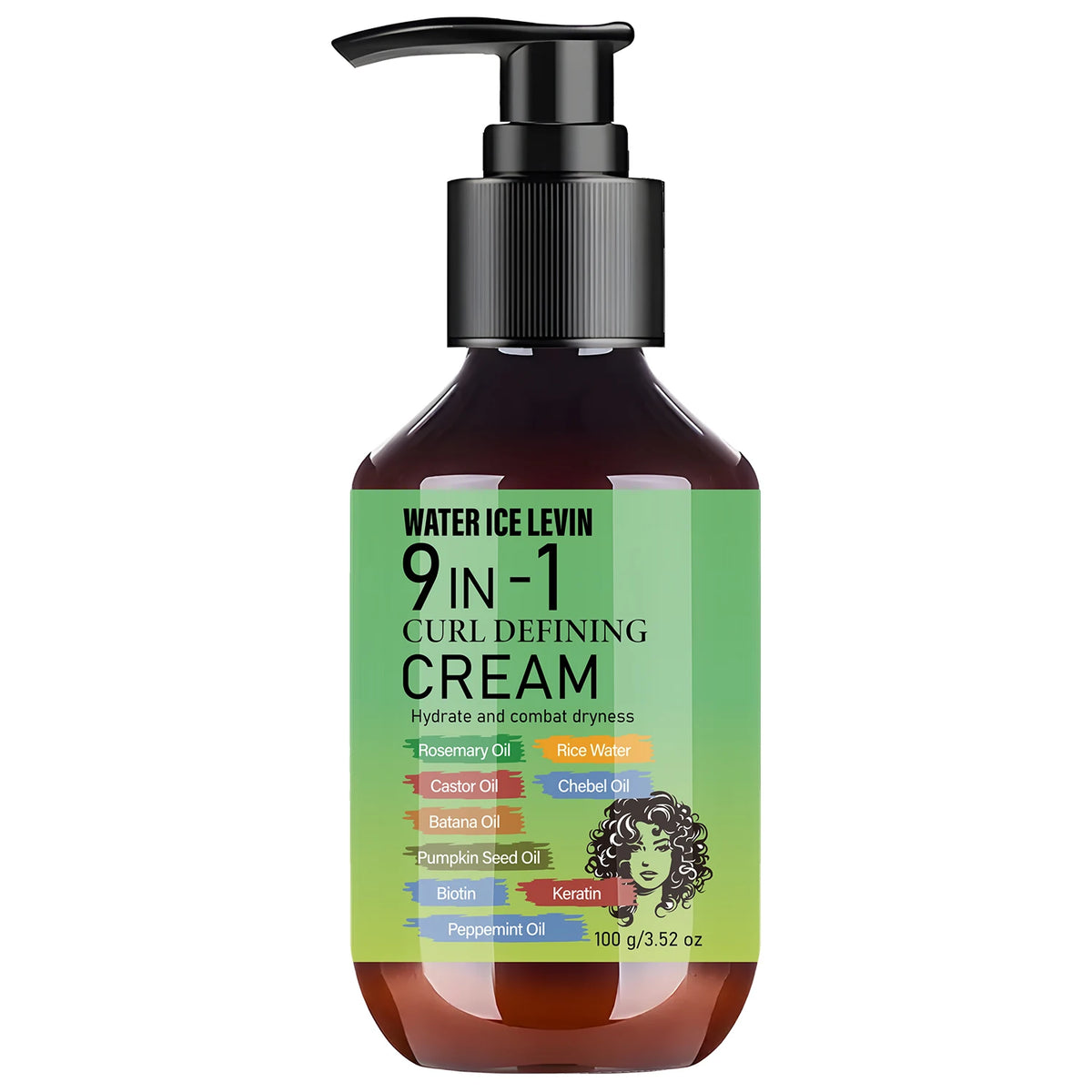 Water Ice Levin Crema Definizione Ricci al Rosmarino e Ricino 100g. TK