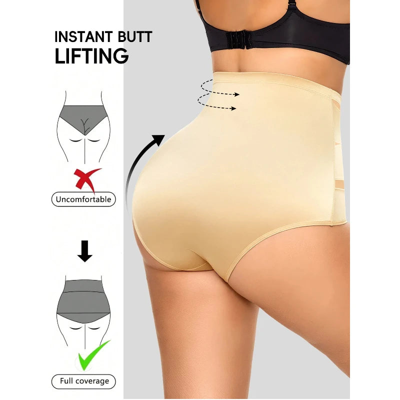 Slip Modellante a Vita Alta in Mesh Traspirante con Contenimento a Incrocio
