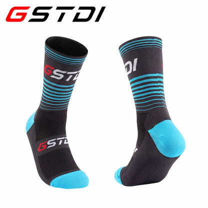 GSIDI - Calze Tecniche da Ciclismo e Running a Compressione (Unisex)