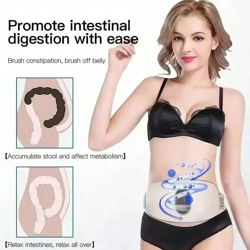Fascia Addominale Vibrante e Snellente 3-in-1 con Infrarossi e Tecnologia EMS