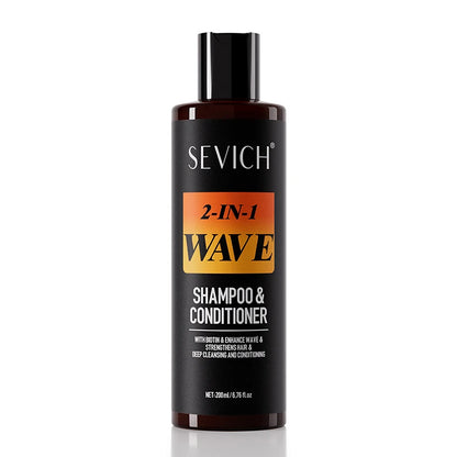 200ml Biotin Wave Shampoo 360 Style Deep Sport Waves Strong Hold Waves Control Hair Styling Paste Wavy Cream For African Men