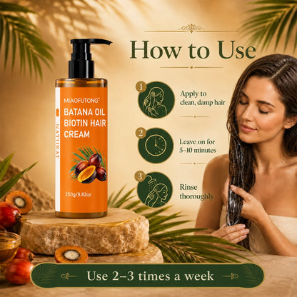 Maschera Capelli al Batana e Argan 250g - Idratante e Rimpolpante. TK